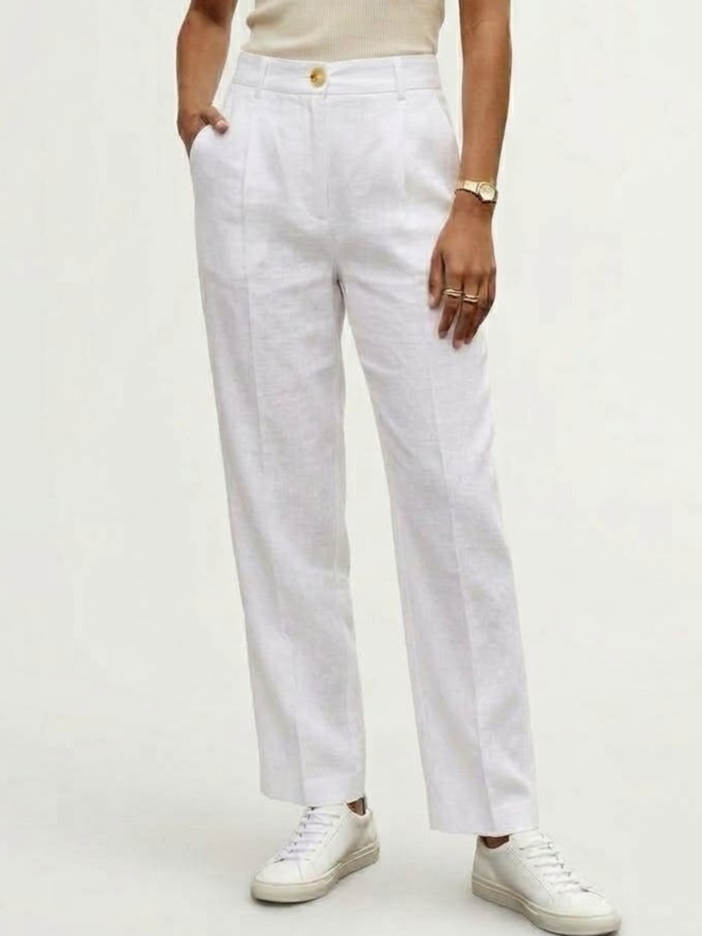 Southampton 100% Linen Pants (Lined) - 4P  Straight Leg Trousers